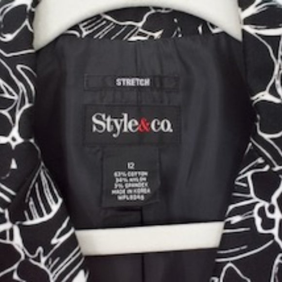 Floral Suit Jacket - Style & Co. - Picture 4 of 7